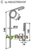 Following tine - AgriParts
