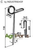 Following tine - AgriParts