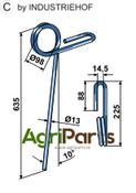 Following tine - AgriParts