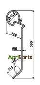 Following tine, right model - AgriParts