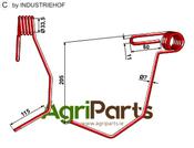 Following tine - AgriParts
