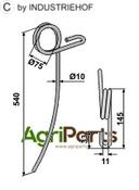 Following tine - AgriParts