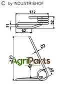 Following tine - AgriParts