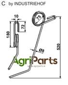 Following tine, left model - AgriParts