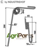 Following tine - AgriParts