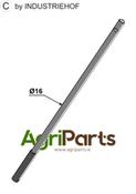 Wearing part hard metal faced 480mm - AgriParts