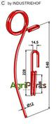 Straw tine - AgriParts