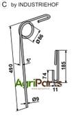 Following tine - AgriParts