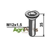 Bolt ISO10642 galvanized - AgriParts