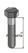 Hexagon bolt M12x1,75x80 without nut - AgriParts
