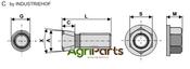 Plough bolt M14x2x45 - AgriParts