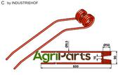 Hay rake tine - AgriParts
