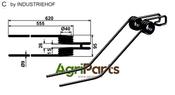 Hay rake tine - AgriParts