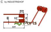 Pick-up tine - AgriParts