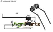 Tedder tine - left - AgriParts