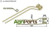 Hay rake tine - left - AgriParts