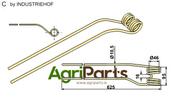 Hay rake tine - right - AgriParts