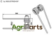 Tedder tine - AgriParts