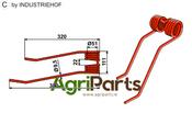 Hay rake tine - AgriParts