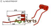 Hay rake tine - AgriParts