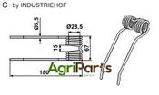 Pick-up tine - AgriParts
