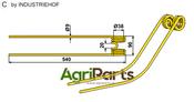 Hay rake tine - AgriParts