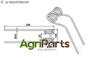 Tedder tine - AgriParts