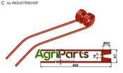 Hay rake tine - AgriParts