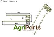 Tedder tine - right - AgriParts