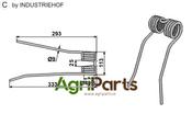 Hay tine - left - AgriParts
