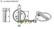 Standard swaged linch pin - AgriParts image