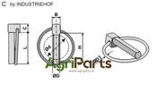 Standard swaged linch pin - AgriParts image