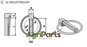 Standard swaged linch pin - AgriParts