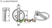 Standard swaged linch pin - AgriParts