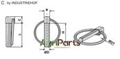 Special linch pin - AgriParts