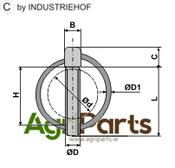 Linch pins according to DIN 11023 - AgriParts