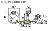 Linch pin 6.0x21 - AgriParts