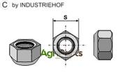 Cone-shaped nut - AgriParts