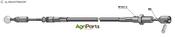 Push pull control cable - 1600 - AgriParts