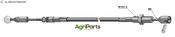 Push pull control cable - 2200 - AgriParts