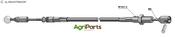 Push pull control cable - 2400 - AgriParts