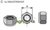 Cone-shaped nut - AgriParts