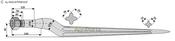 Silage tine 1100 - AgriParts