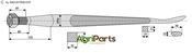 Spoon-shaped tine 1250 - AgriParts