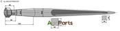 Front loading tine 1400 - AgriParts