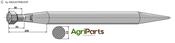 Extra heavy tine 1400 - AgriParts