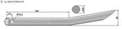 Bale grab claws 560 - AgriParts