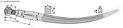 Bale grab claws 600 - AgriParts