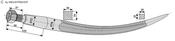 Bale grab claws 600 - AgriParts