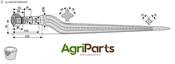 Silage tine 670 - AgriParts